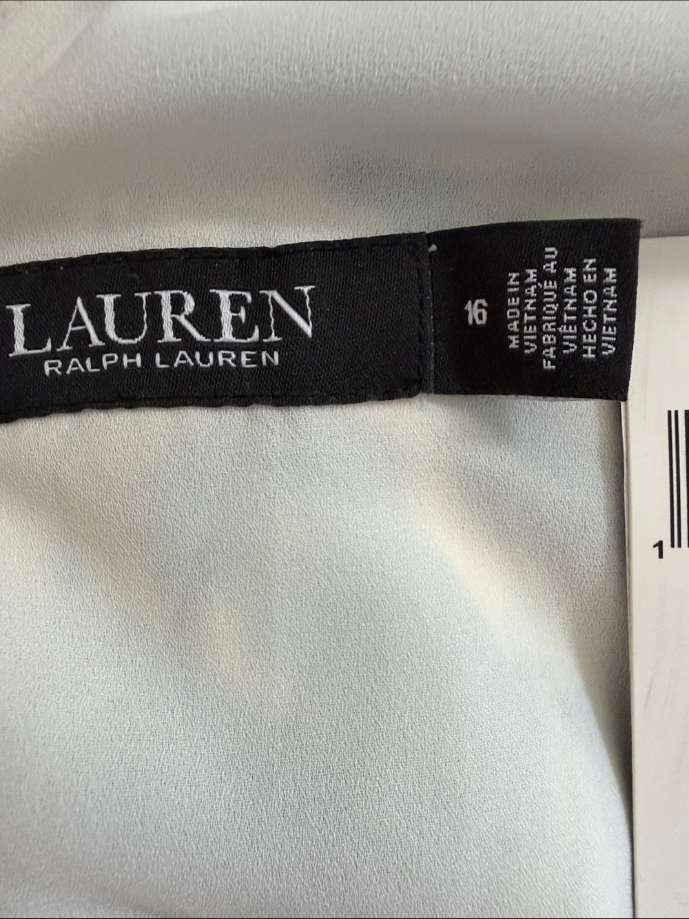 NET Ralph Lauren Floral Crinkle Georgette Tiered Wedding Guest Dress Size 16 - Picture 14 of 17